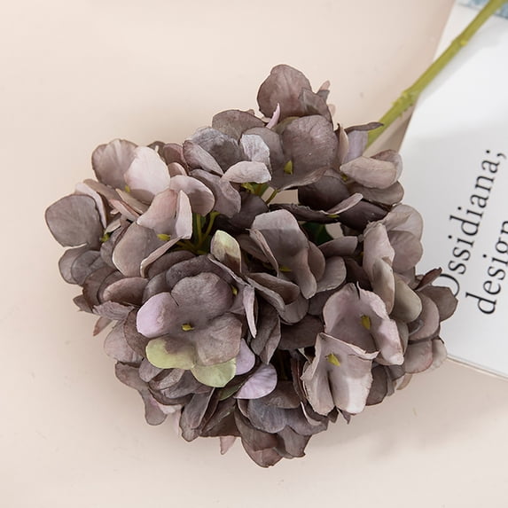 YardChic Artificial Hydrangea Flower, Realistic Hydrangea Artificial Flowers Stem, UV Resistant Faux Hydrangeas for Vase Arrangement Home Living‑Room Wedding Party Table Centerpiece Decoration