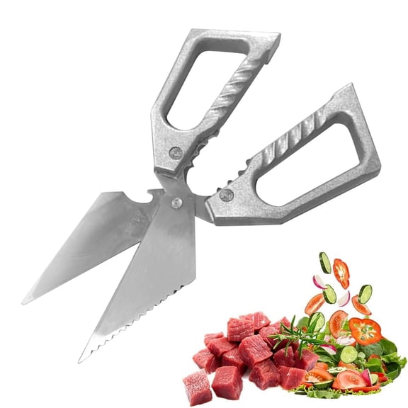 YardChic Heavy Duty Poultry Shears, Multi Purpose Kitchen Shears with Non-Slip Handle, Stainless Bone Cut Kitchen Scissors Poultry Shears for Chicken, Meat Cutting, Turkey, Fish, Vegetables