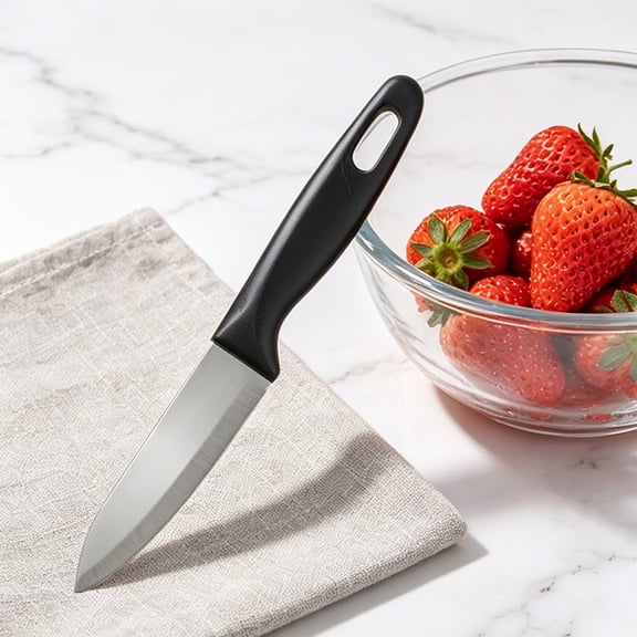 YardChic Paring Knife, Kitchen Knives, Paring Knife with Self-Sharpening Blade Cover, High Carbon-Stainless Steel Kitchen Knife with Ergonomic Handle, Razor-Sharp Knife for Kitchen Essentials