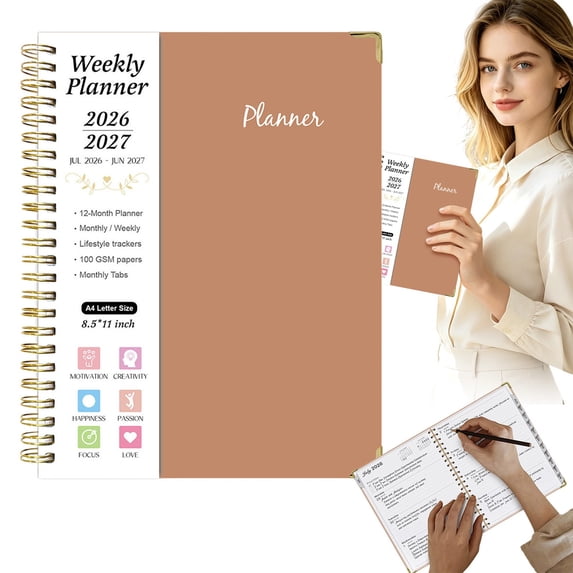 YardChic Teacher Planner 2026-2027, Weekly And Monthly Academic Year Planner Calendar, July 2026-June 2027 Academic Year, Daily Agenda, Classroom Supplies for Teacher, Planing, 8.5" x 11"