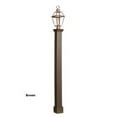 thumbnail image 1 of YardCraft Springfield Poly-Woodgrain Lantern Post, 1 of 1