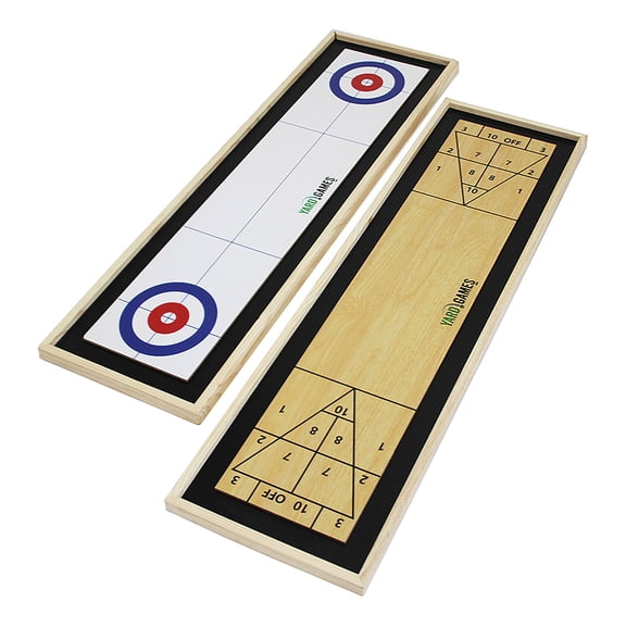 YardGames Curling and Shuffleboard Tabletop Game Set CURLING-001