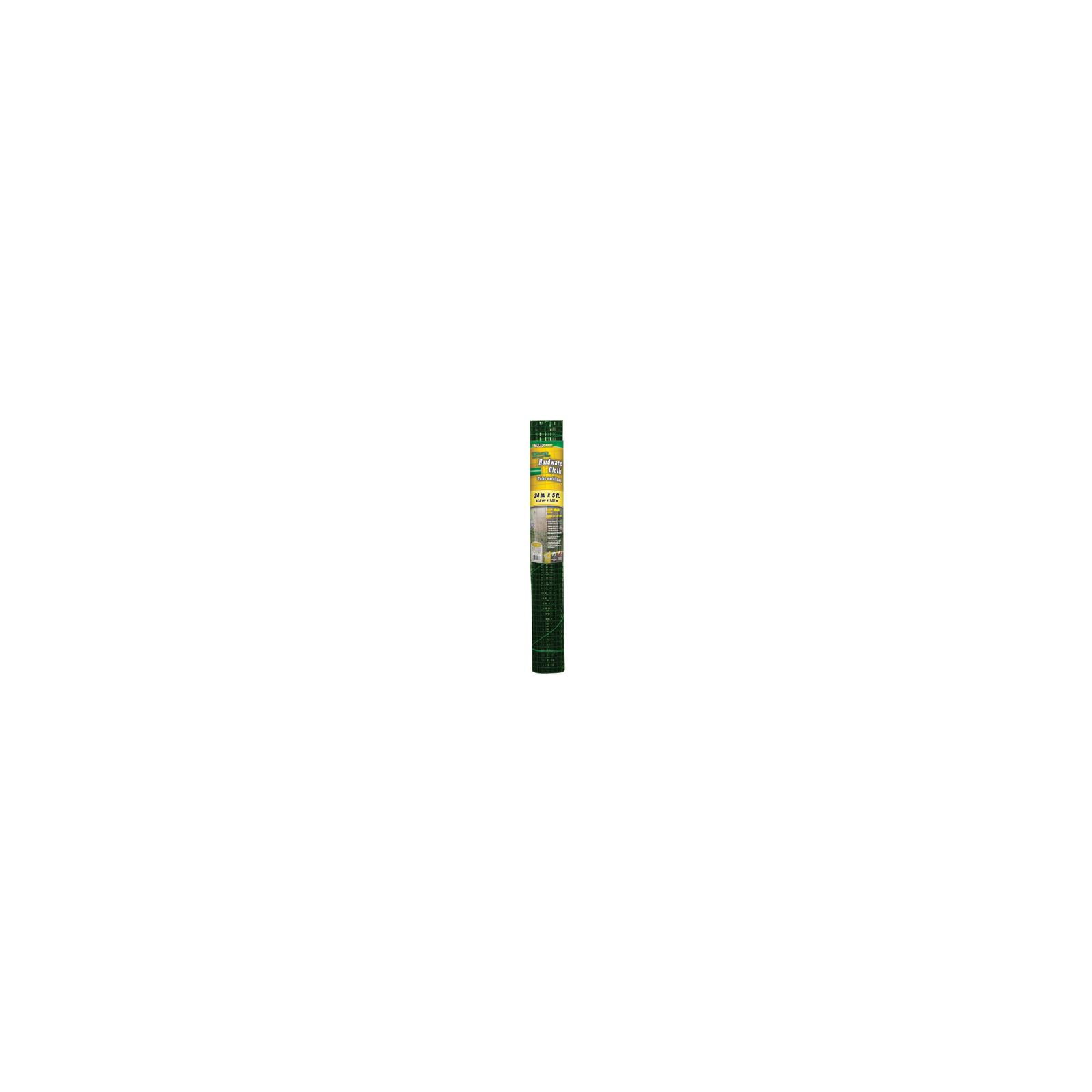 YardGard 308253B Galvanized Metal Hardware Cloth Fence, Green PVC Coating, 24-In. x 5-Ft. - Quantity 12