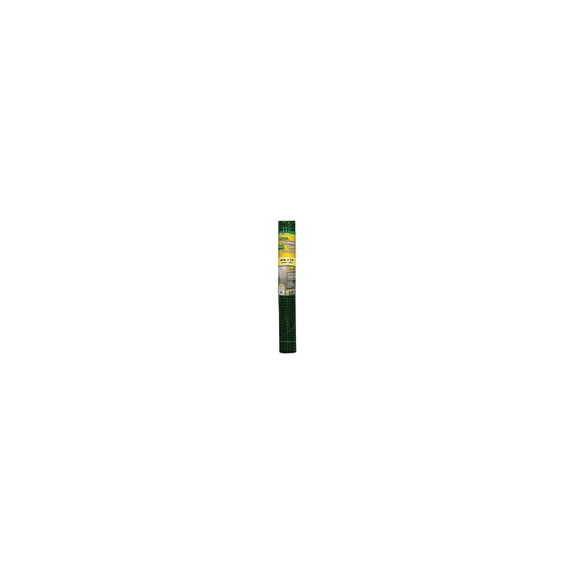 YardGard 308253B Galvanized Metal Hardware Cloth Fence, Green PVC Coating, 24-In. x 5-Ft. - Quantity 12
