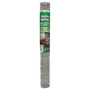 YardGard 308464B Poultry Netting, Galvanized Steel, 2-In. Mesh, 24-In. x 25-Ft. - Quantity 48