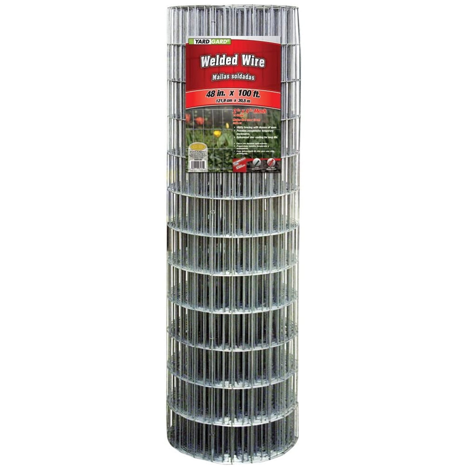 YardGard 4 x 100 Rectangular Mesh Poultry Netting Wire Fence