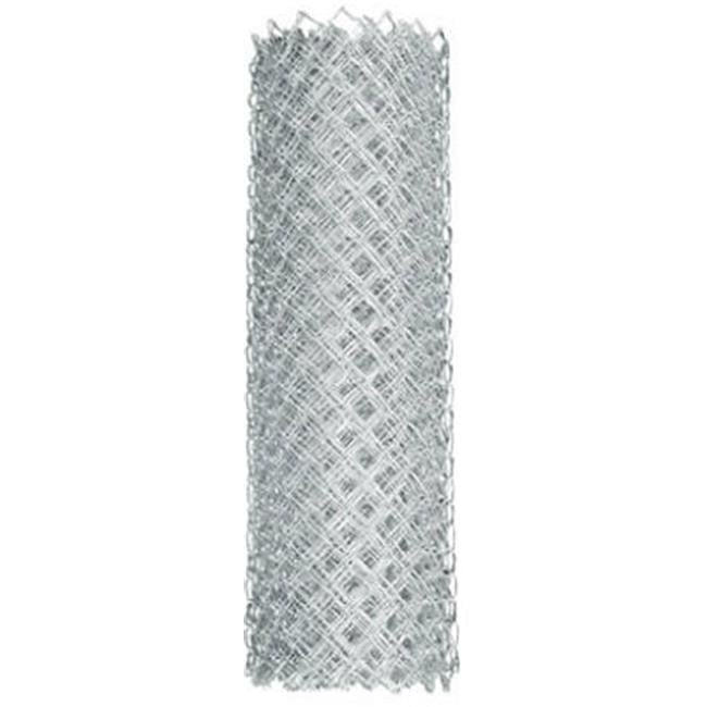 YardGard 48 in. H X 50 ft. L Galvanized Steel Chain Link Fence Silver