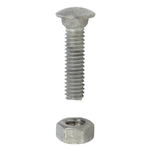 YardGard 5/16 in. X 1-1/4 in. L Galvanized Steel Carriage Bolt 20 pk YardGard 5/16 in. X 1-1/4 in. L Galvanized Steel Carriage Bolt 20 pk
