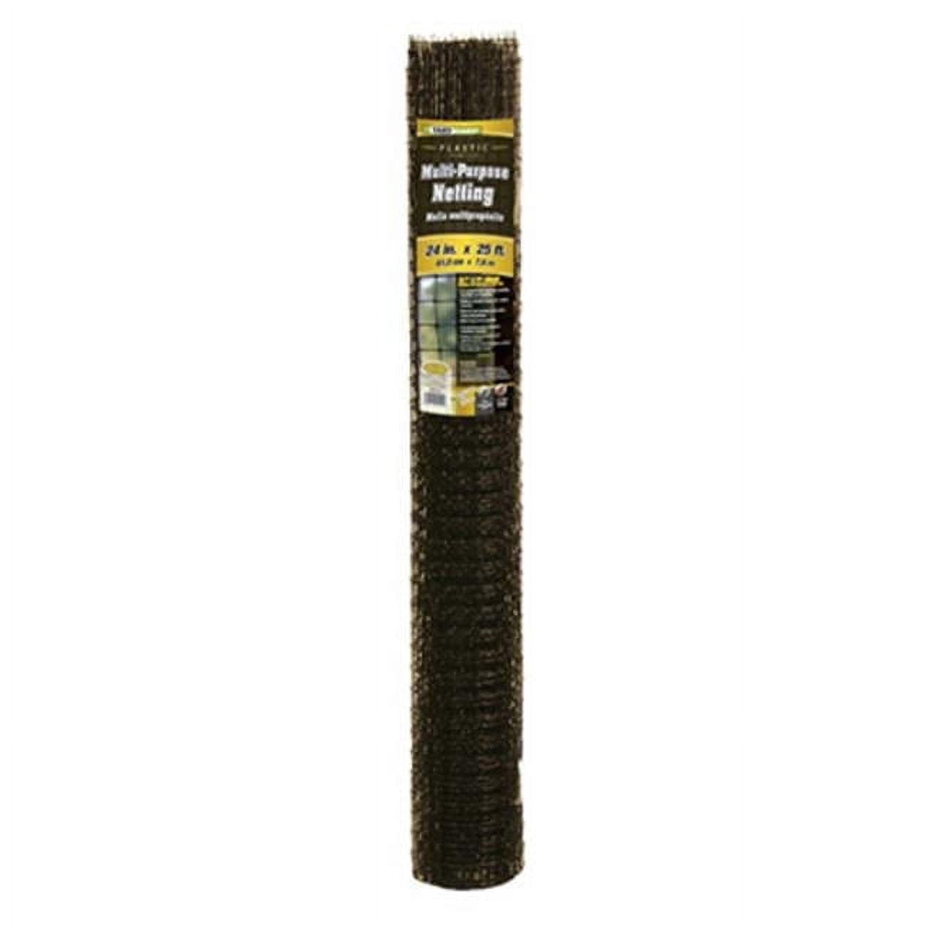 Yardgard Black PVC Multi-Purpose Mesh Netting, 2 x 25-Ft