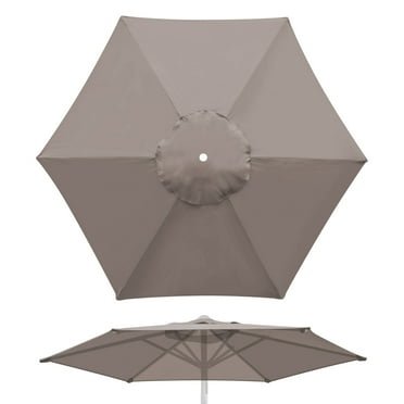 YardGrow 6.5ft Patio Umbrella Replacement Canopy 6 Ribs Umbrella Canopy Replacement for Patio Umbrella, Canopy ONLY, Frame NOT Included