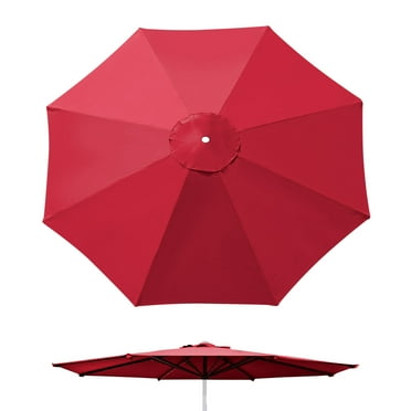 YardGrow Outdoor Umbrella Replacement Canopy Cover for 9ft 8ribs Table Umbrella Top Cover (Canopy Only)