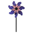 thumbnail image 1 of YardVibe Patriotic Pinwheels 13.8”H x 5.5”W Pre-Installed American Wind Spinner with Stake for Memorial Day July of 4th Independence Day Parade Garden Decorations, Style 02, 1 of 2