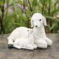 thumbnail image 1 of YardVibe Resin Figurine Lamb Ornament Decor for Garden Farm Yard Gifts Artificial Lamb Craft, Mother Baby Sheep, Gift for Mother Grandma, 1 of 6
