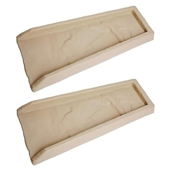 Yardfully Downspout Splashblock, Sand (2 Pack)