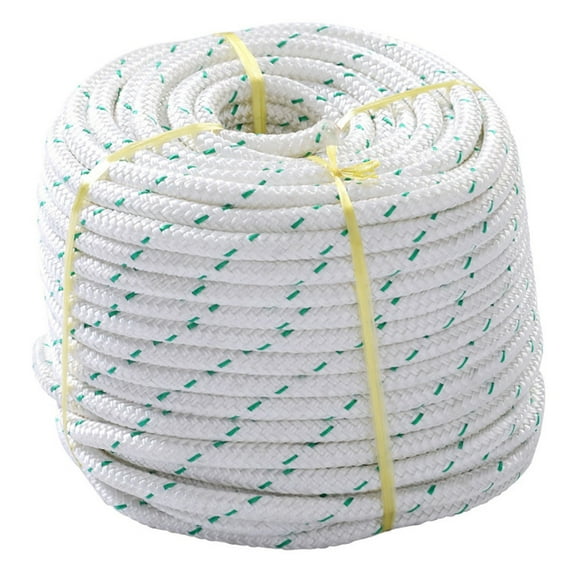 Yardi Yard 3/7" x 150" Double Braid Polyester Sling Rope, Arborist Rigging Rope Bull Rope for Tree Work Camping or Swinging
