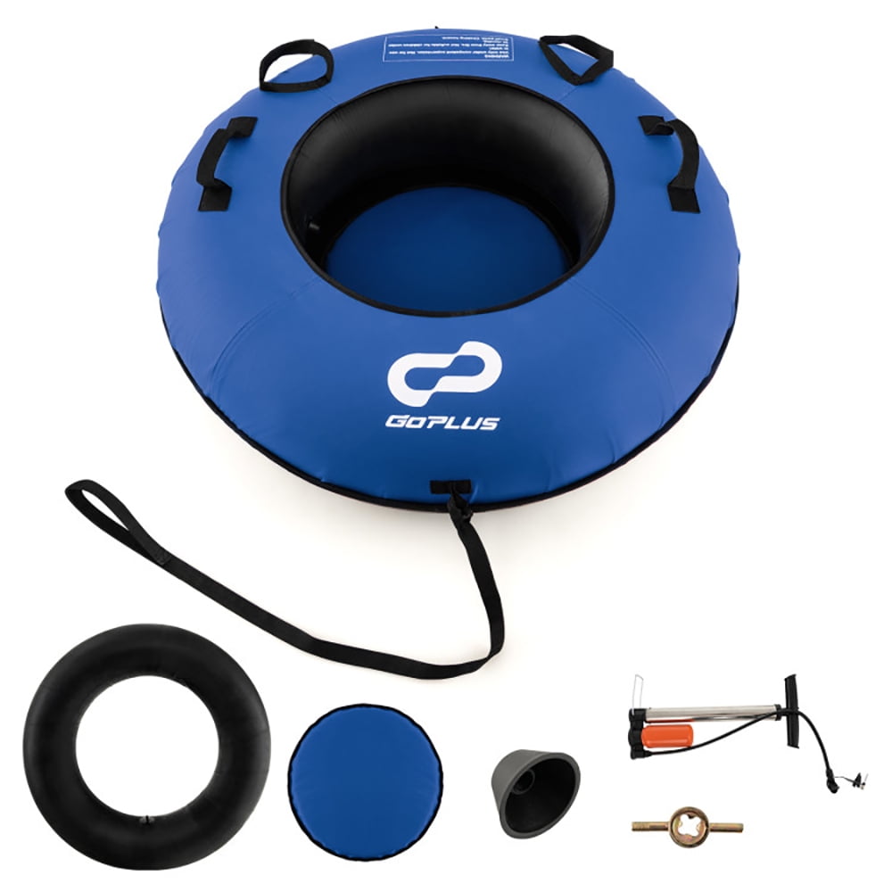 Yardi Yard 40" Inflatable Snow Sled for Kids and Adults-Blue, Adults and Kids Inflatable Sledding Snow Tube Sled Rider Yardi Yard 40" Inflatable Snow Sled for Kids and Adults-Blue, Adults and Kids Inflatable Sledding Snow Tube Sled Rider