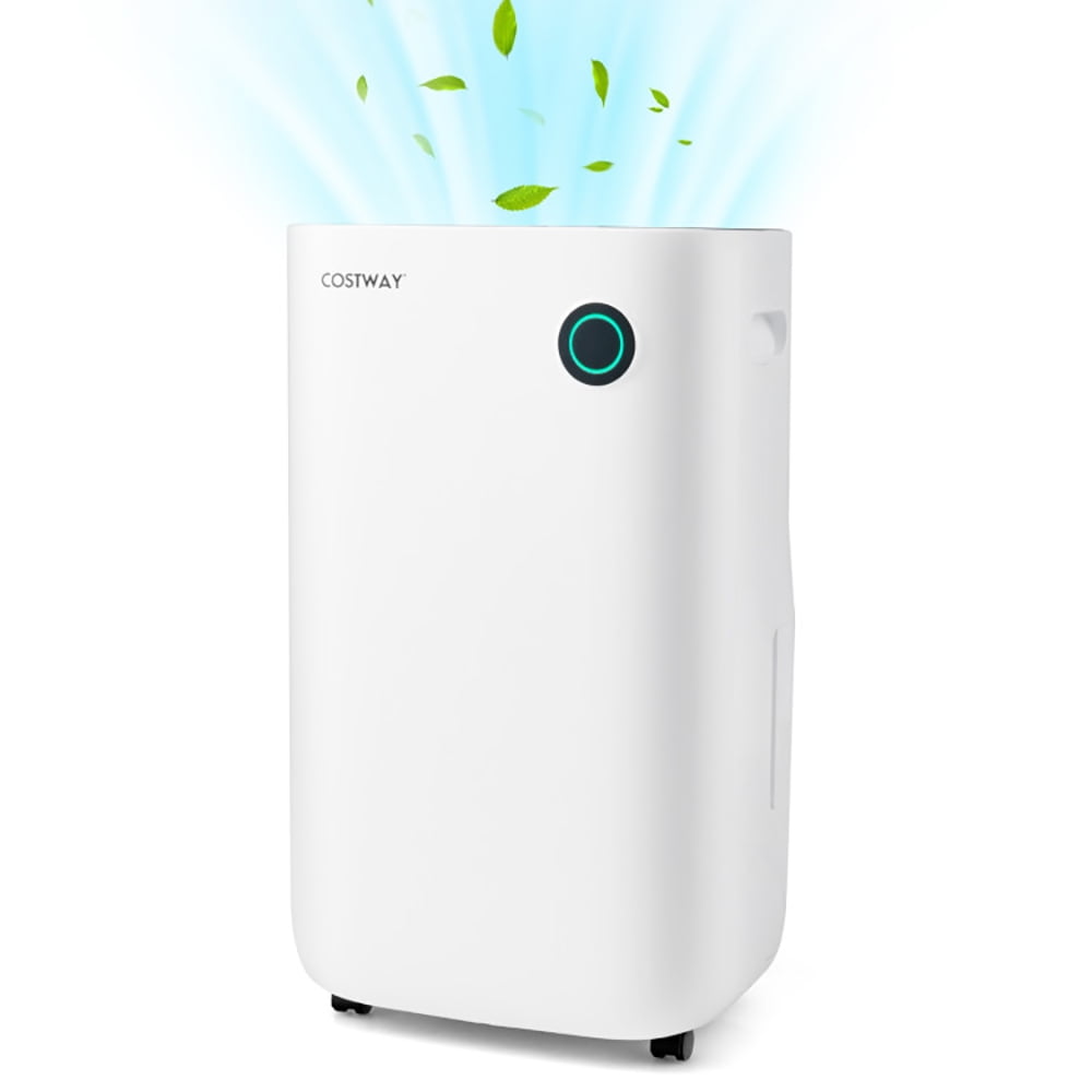 Yardi Yard 4500 Sq. Ft Dehumidifier with 5 Modes and 3-Color Indicator Light-White, Dehumidifiers for Home, Auto and Manual Drainage, Intelligent Humidity Controll for Room, Bathroom, RV