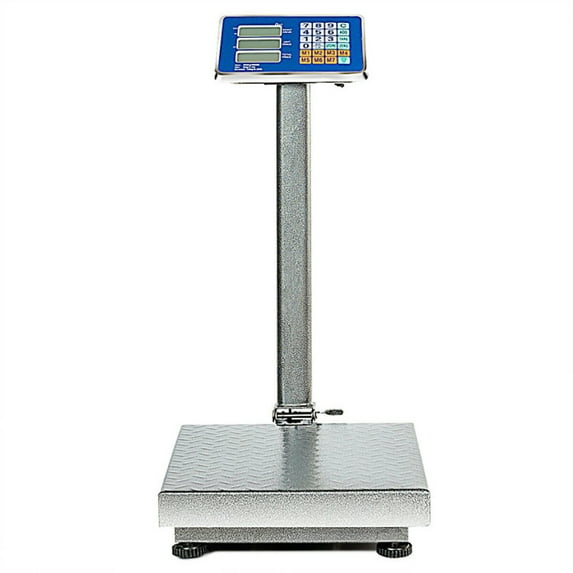 Yardi Yard 660 lbs Weight Platform Scale Digital Floor Folding Scale, Deli Scale Price Computing Commercial Food Produce Electronic Counting Weight