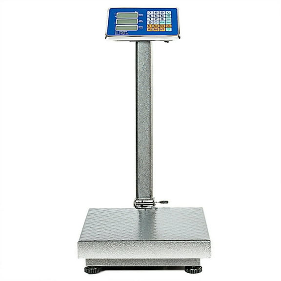 Yardi Yard 660 lbs Weight Platform Scale Digital Floor Folding Scale, Deli Scale Price Computing Commercial Food Produce Electronic Counting Weight