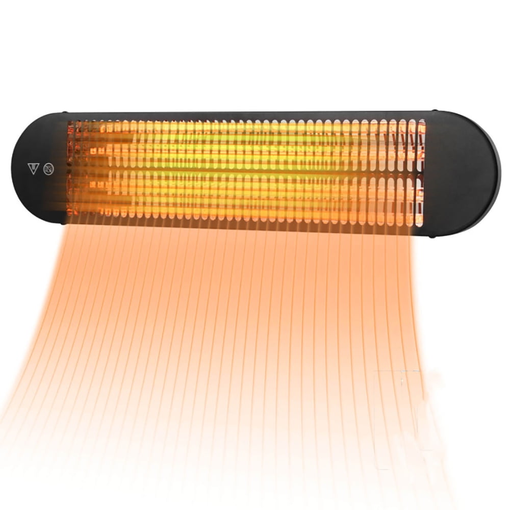 Yardi Yard 750W/1500W Wall Mounted Infrared Heater with Remote Control ...