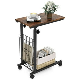 Steve Silver Lucia Indoor Modern Chairside 25 Tall C Shape End Table Gray Black Nickel Walmart