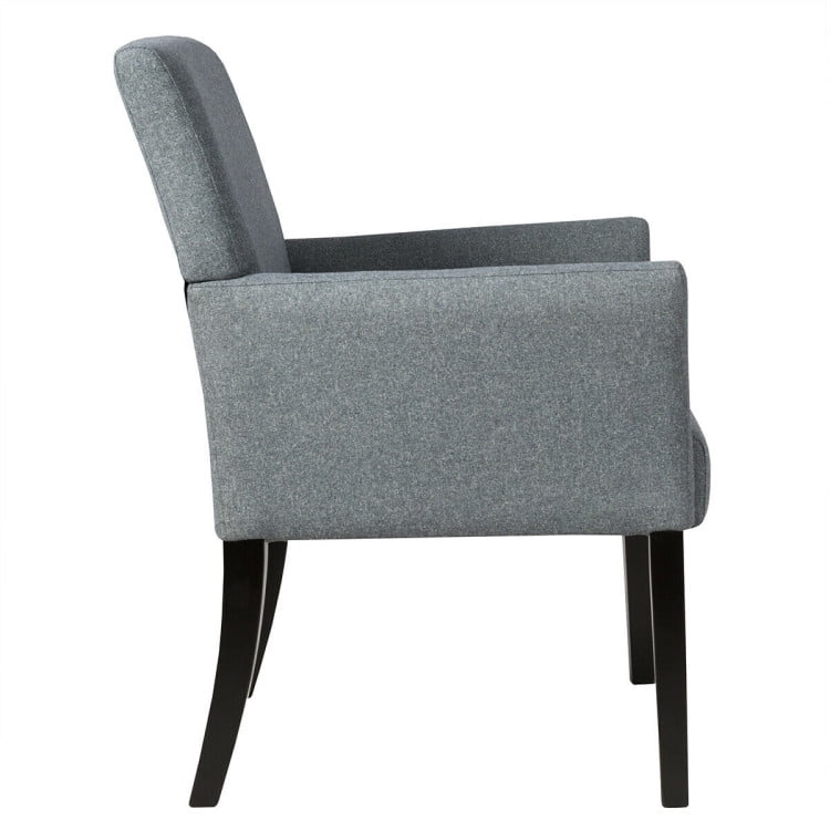 Yardi Yard Executive Guest Chair Reception Waiting Room Arm Chair, Thick Padded Cozy Lounge Chair for Living Room, Bedroom, Dorm, Gray Yardi Yard Executive Guest Chair Reception Waiting Room Arm Chair, Thick Padded Cozy Lounge Chair for Living Room, Bedroom, Dorm, Gray