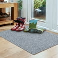 thumbnail image 1 of Yardi Yard Indoor Door Mat, 20"x32" Non Slip Rubber Backing Entrance Mat, Easy Clean Low Profile Ultra Thin Entryway Rug for Indoor, Light Gray, 1 of 8