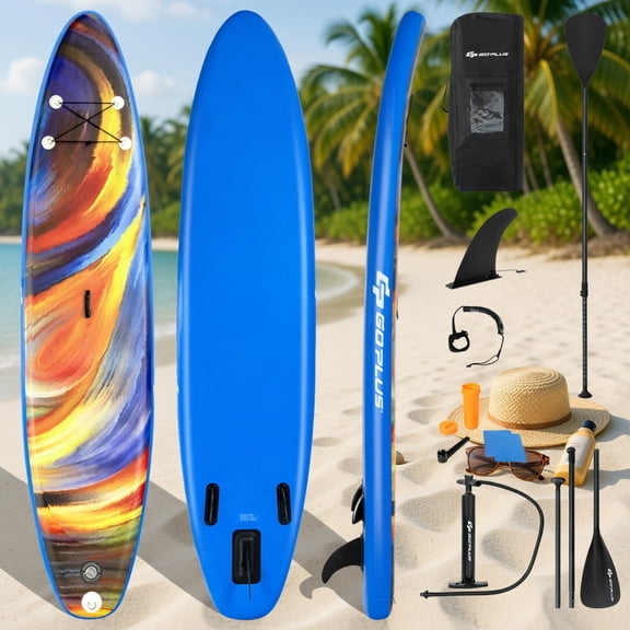 Yardi Yard Inflatable Stand Up Paddle Board with Backpack Aluminum Paddle Pump-L, Surfboard , Stand Up Surfing Board for Beginner, Kids & Adults