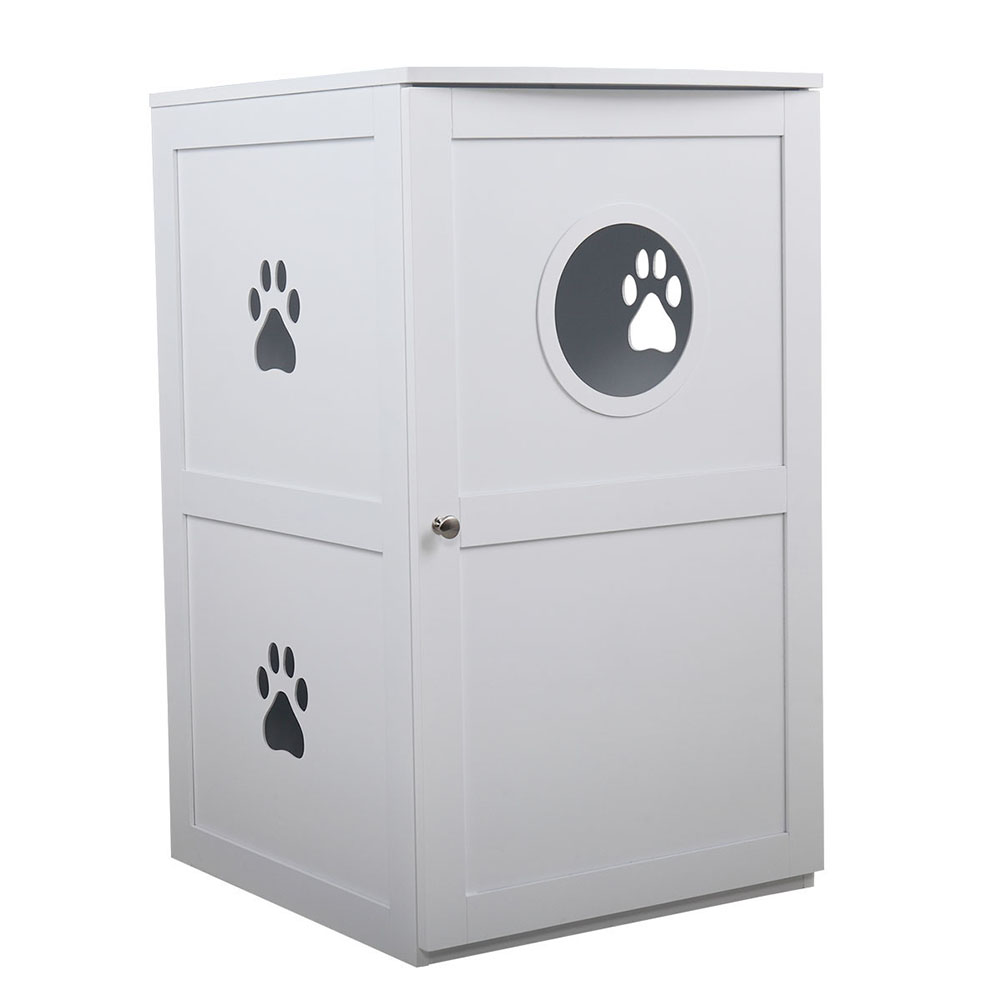 Yardi Yard Practical Cat Litter Box Enclosure with Lounge Area