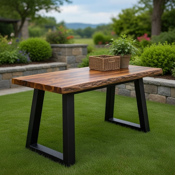 Yardi Yard Solid Acacia Wood Patio Bench Dining Bench Seating Chair, Outdoor Bench for Pool Deck, Front Porch Bench