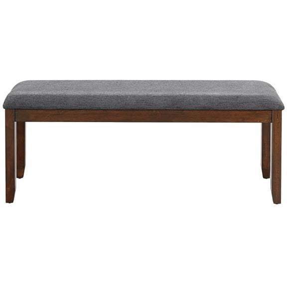 Yardi Yard Upholstered Entryway Bench Footstool with Wood Legs, End of Bed Bench for Bedroom, Entryway Bench for Living Room, Hallway