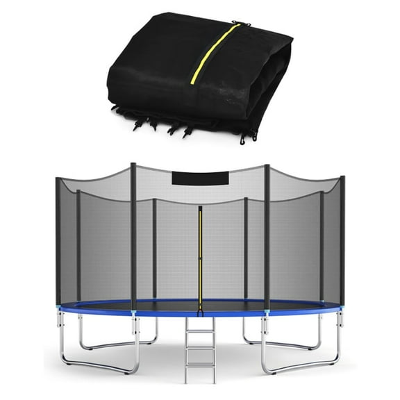 Yardi Yarda 10 ft Trampoline Safety Replacement Protection Enclosure Net, Bounce Trampoline for Garden, Park