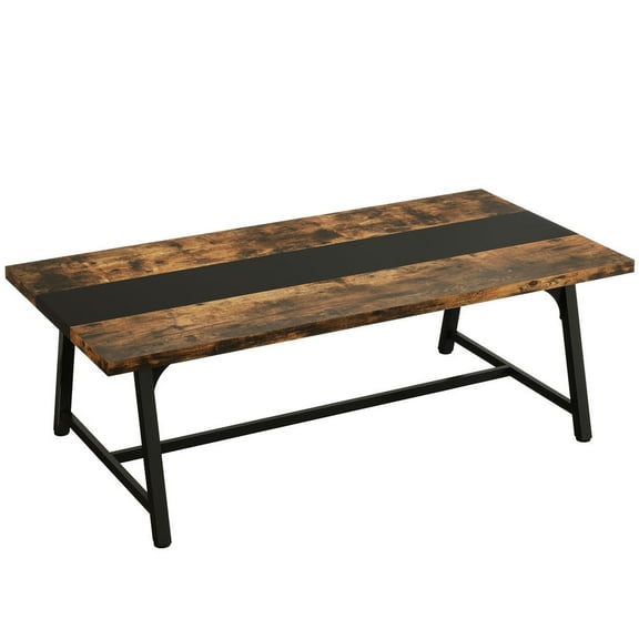 Yardi Yarda 6 Feet Conference Table, 70.8” Executive Desk Office Computer Meeting Table, Desk for Indoor, Brown