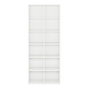 Yardi Yarda 70.9" Bookcase, Modern Bookshelf with 12 Cube Storage