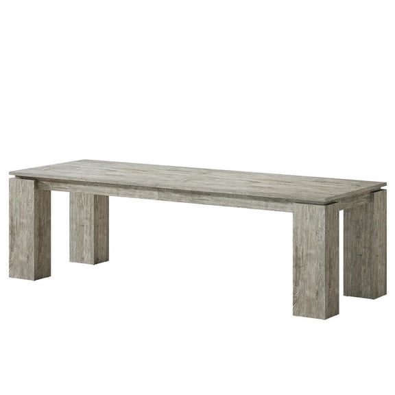 Yardi Yarda 86" Large Dining Table for 8 People, Wood Farmhouse Kitchen Table with Thick Legs for Dining Rooms and Restaurants, Dining Room Table, Easy to Assemble
