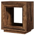 thumbnail image 1 of Yardi Yarda Wood End Table, Square Side Table Nightstands with Storage, End Table for Indoor, Brown, 1 of 5