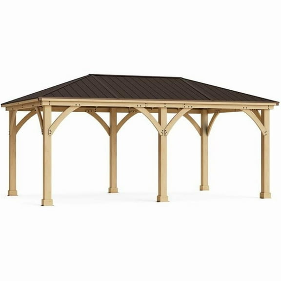 Yardistry YM11775COM Yardistry 12 x 20 Meridian Gazebo
