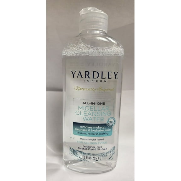 Yardley All-In-One Micellar Cleansing Water Removes Makeup (2 pack)