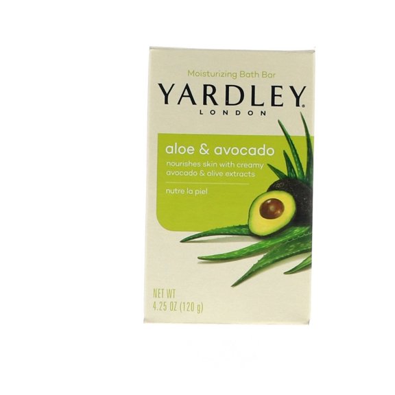 Yardley Aloe & Avocado Bath Bar, 4.25 oz