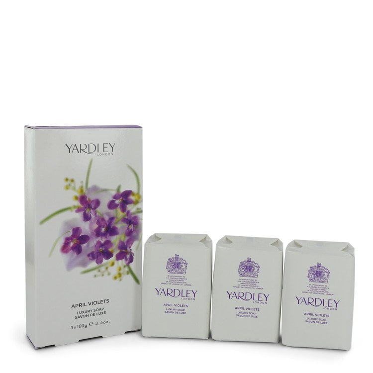 Yardley London 545680 3.5 oz April Violets Luxury Soap for Women
