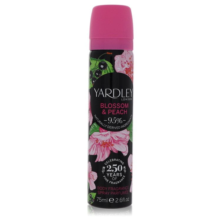 Yardley Blossom & Peach Perfume By Yardley London Body Fragrance Spray 2.6 oz