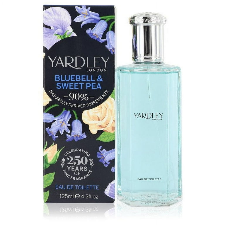 Yardley Bluebell & Sweet Pea Eau De Toilette Spray By Yardley London - 4.2 oz Yardley Bluebell & Sweet Pea Eau De Toilette Spray By Yardley London - 4.2 oz
