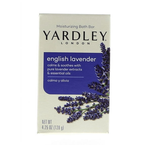 Yardley English Lavender Bath Bar, 4.25 oz 4 Pack