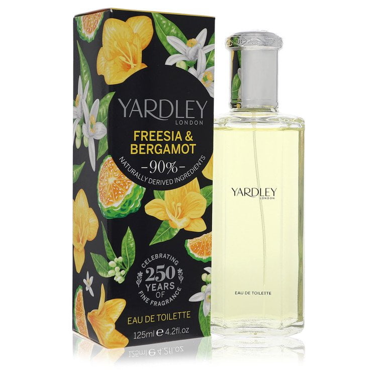 Yardley Freesia & Bergamot Eau De Toilette Spray By Yardley London - 4.2 oz Yardley Freesia & Bergamot Eau De Toilette Spray By Yardley London - 4.2 oz