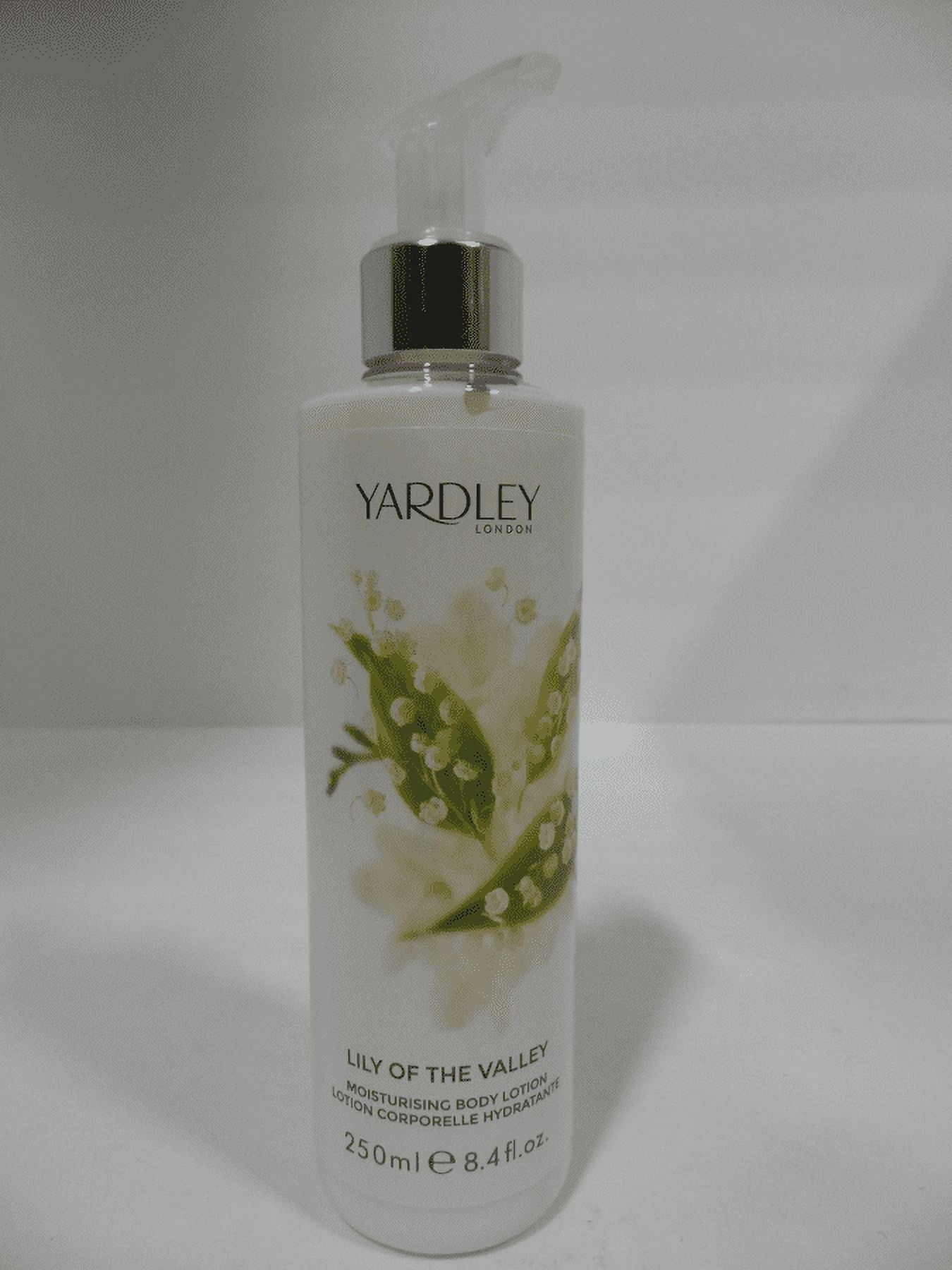 Yardley London Lily of the Valley Moisturising Body Lotion, 250 ml / 8.4 oz-Pack of 3