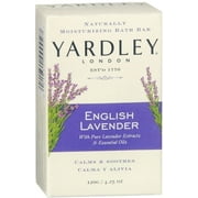Yardley London Moisturizing Bar English Lavender with Essential Oils 4.25 oz Pack of 2