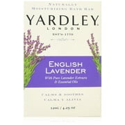 Yardley London Soap Bath Bar, English Lavender & Essential Oils, 8 Count