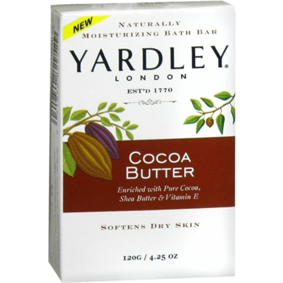 Yardley Moisturizing Bar Cocoa Butter 4.25 oz