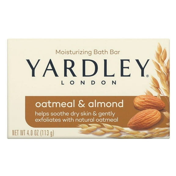 Yardley Oatmeal & Almond Bath Bar, 4.25 oz
