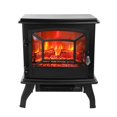 thumbnail image 1 of Yardmaster 17" Electric Fireplace Heater, 1400W Fireplace Heater with Adjustable temperature for Indoor Small Space,Black, 1 of 11